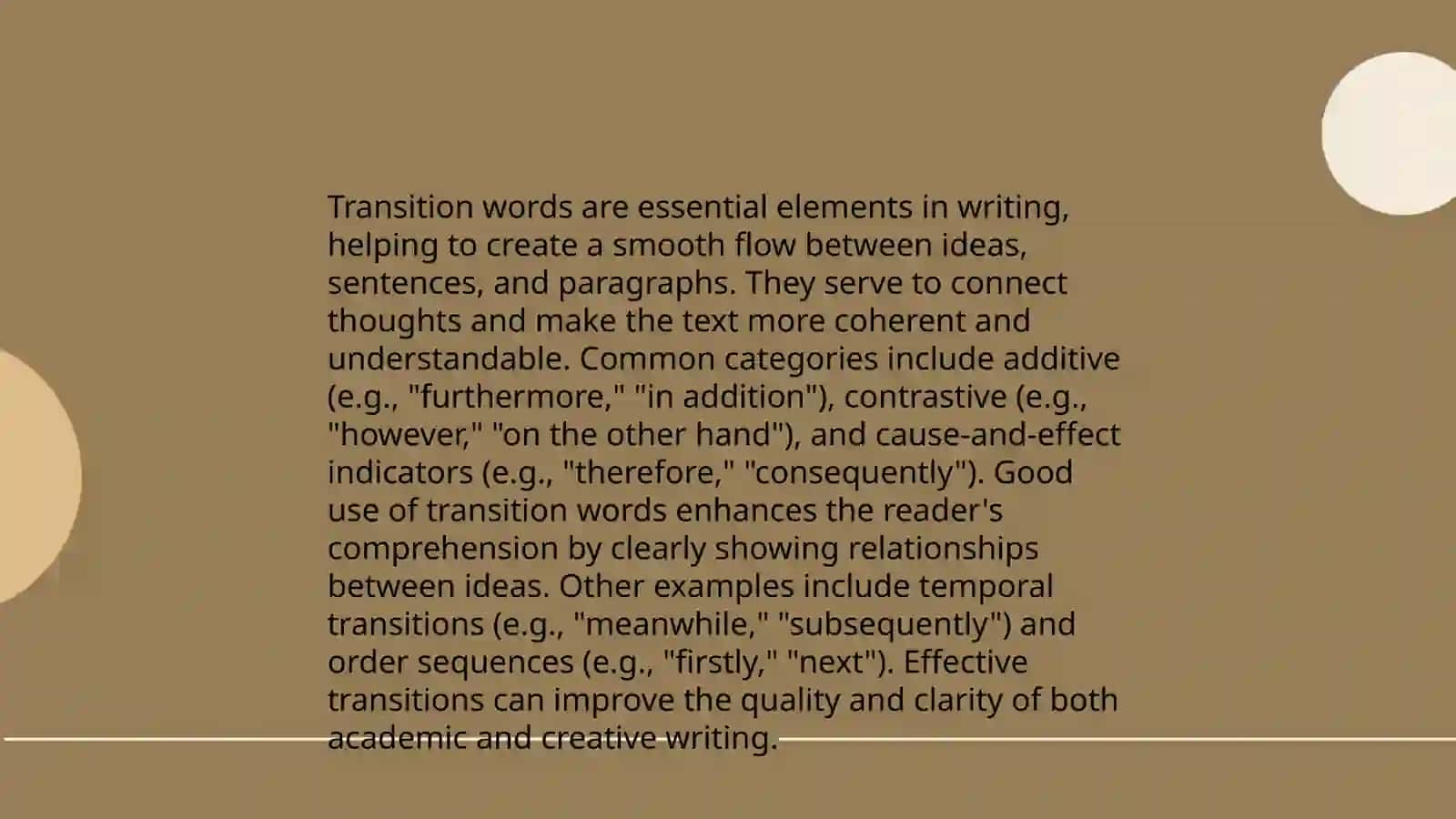 Transition Words 3