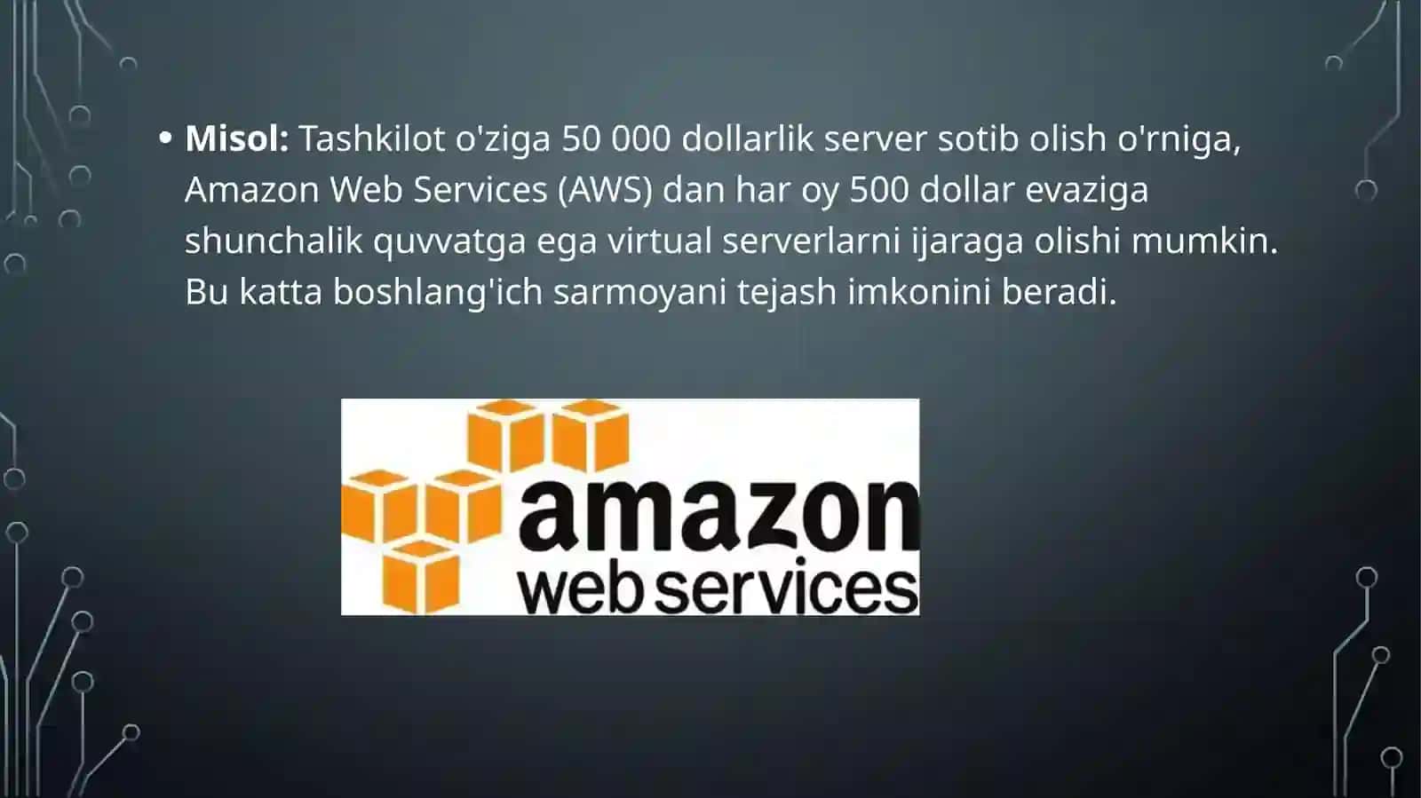 Bulutli hisoblash infratuzilmasi (Infrastructure as a Service) 3