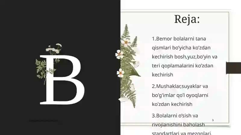 Bolalar kasalliklari propedevtikasi 3
