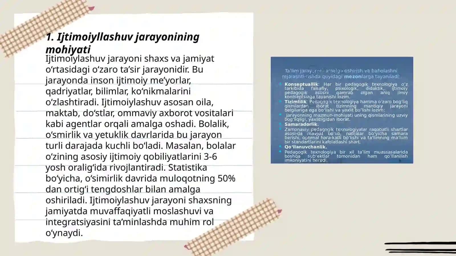 Ijtimoiyllashuv - Ijtimoiy-pedagogik jarayon sifatida 3