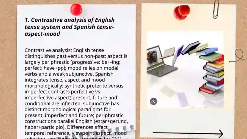 Verbal categories (Tense, Aspect, Mood) in contrastive perspective 3