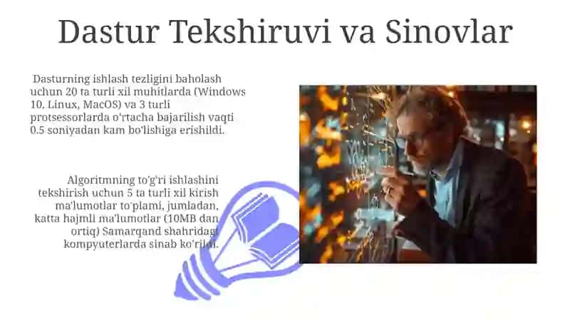 Muammo Yechish Algoritmining Ishlab Chiqilishi 3