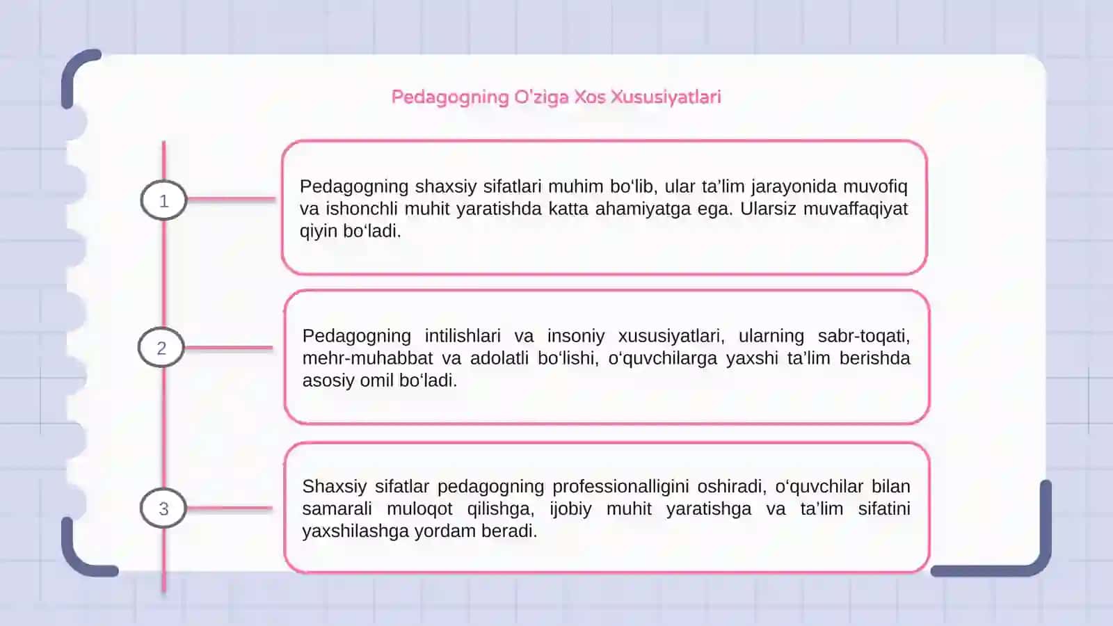 Pedagogning shaxsiy sifatlari 3
