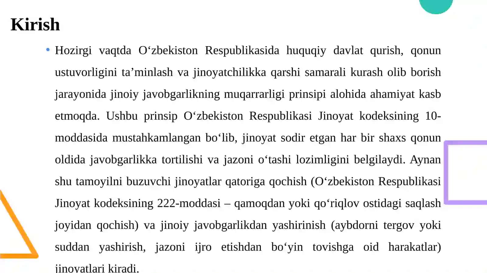 Qochish va jinoiy javobgarlikdan yashirinish jinoyatlari huquqiy tahlili. 3