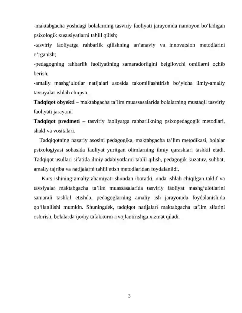 Mustaqil tasviriy faoliyatga rahbarlik qilishning psixopedagogik asoslari 3