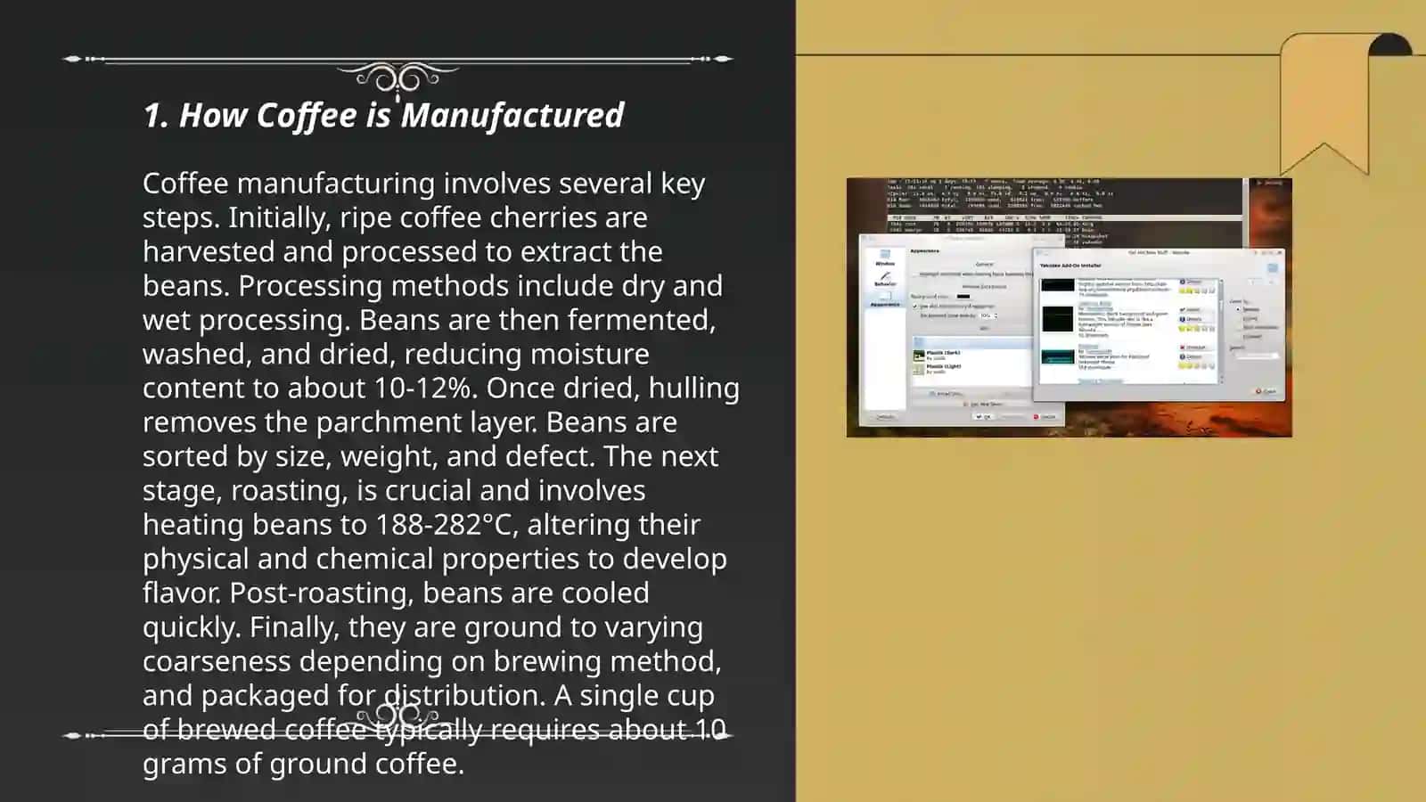 How Coffee is Manufactured 3