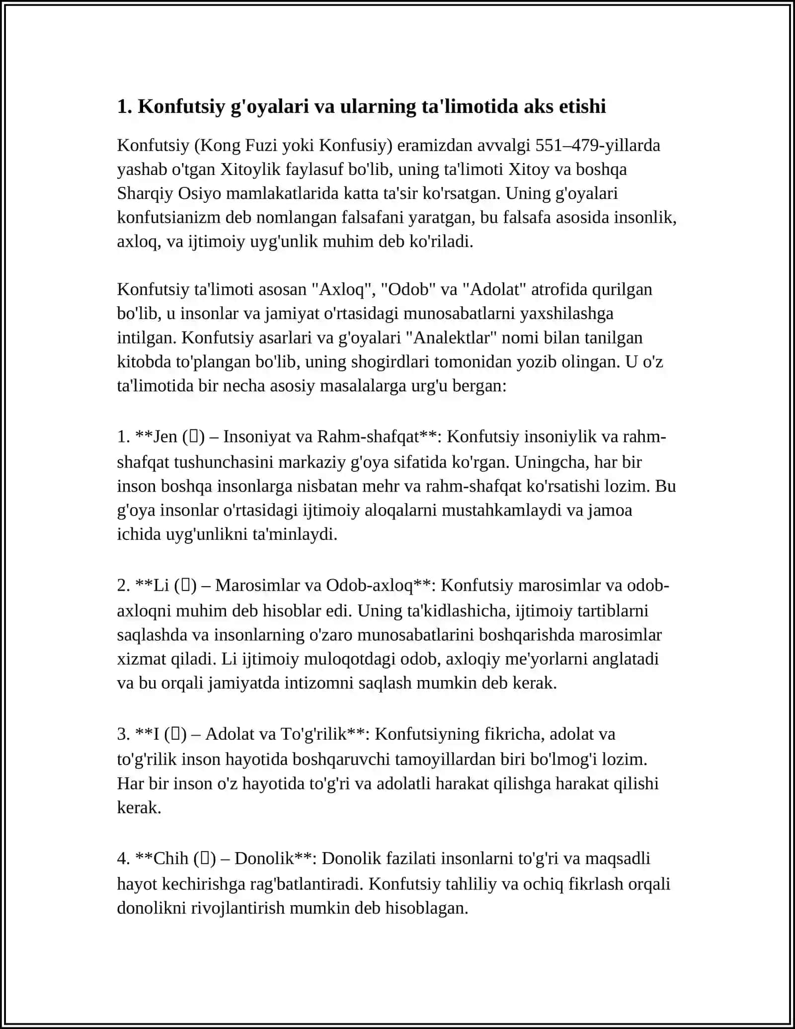 KONFUTSIYLIL TA’LIMOTI AN’ANA VA MAROSIMLAR 3
