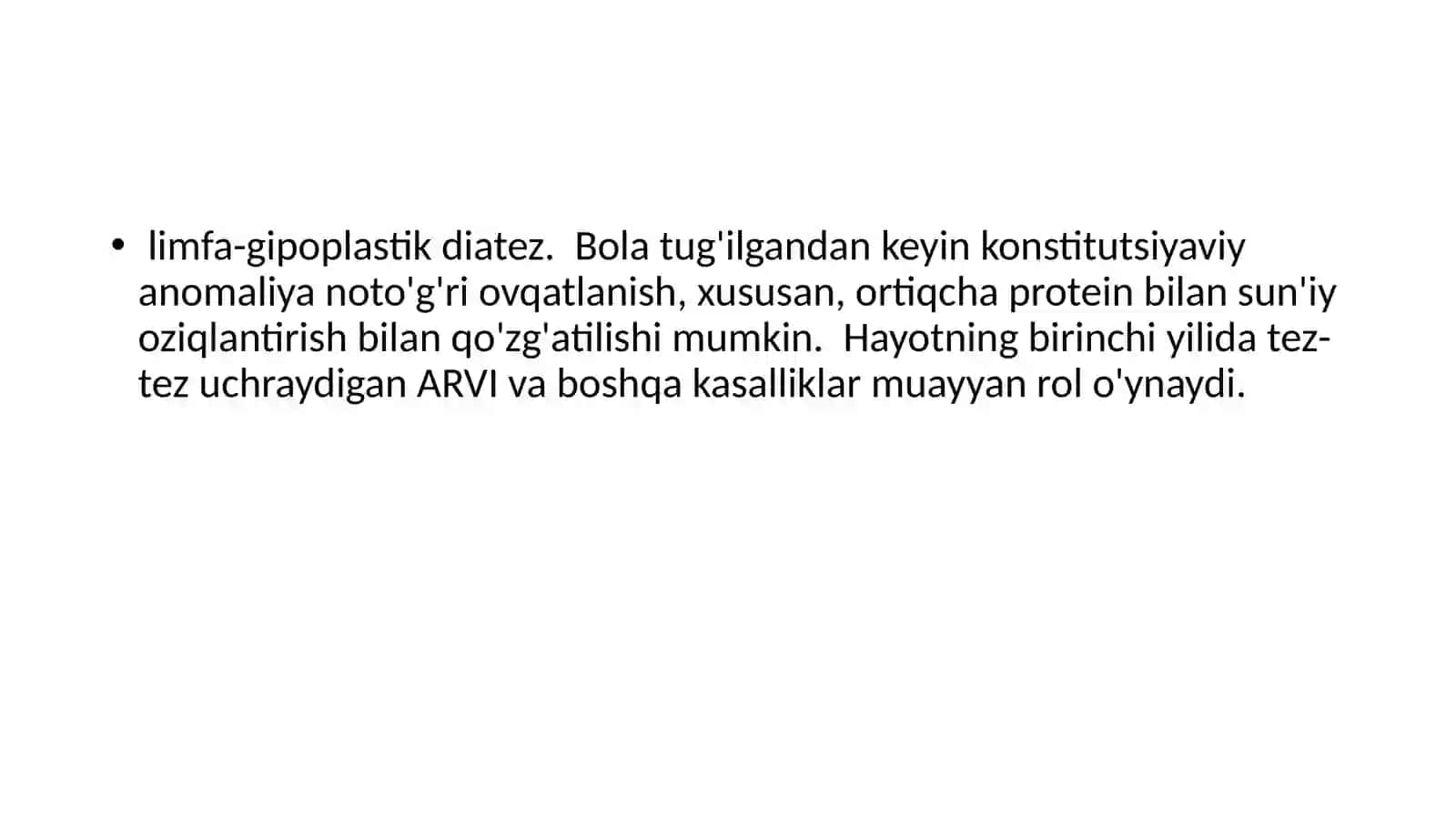 Limfatiko-gipoplastik diatez 3