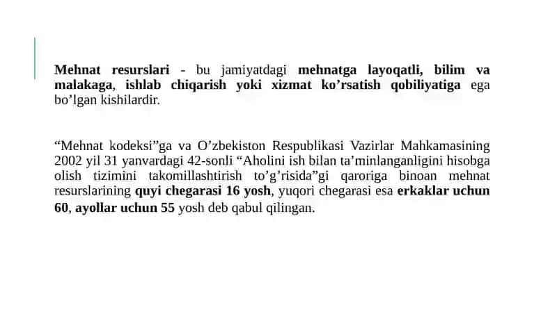 Mehnat bozori statistikasi 3