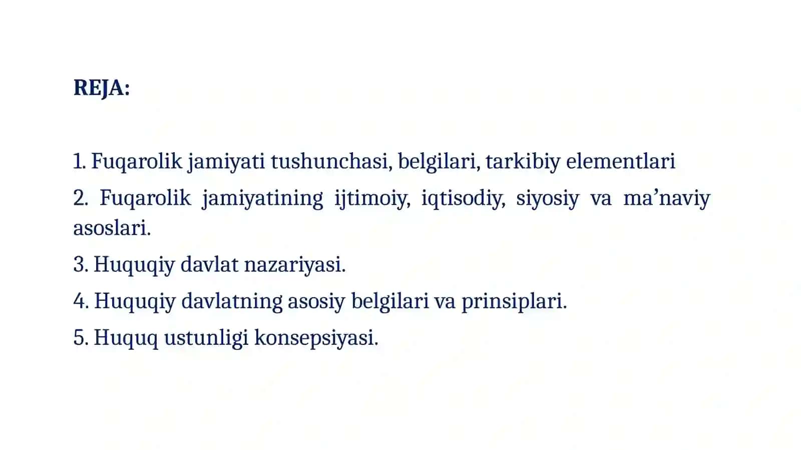 DAVLATVA HUQUQNING RIVOJLANISH ISTIQBOL VAYO‘LLARI 3