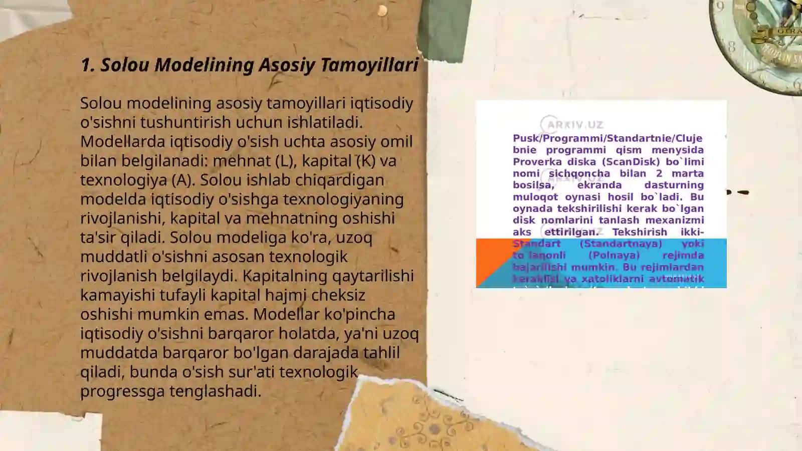 Solou Modelida Kengaytirish G'oyasi 3