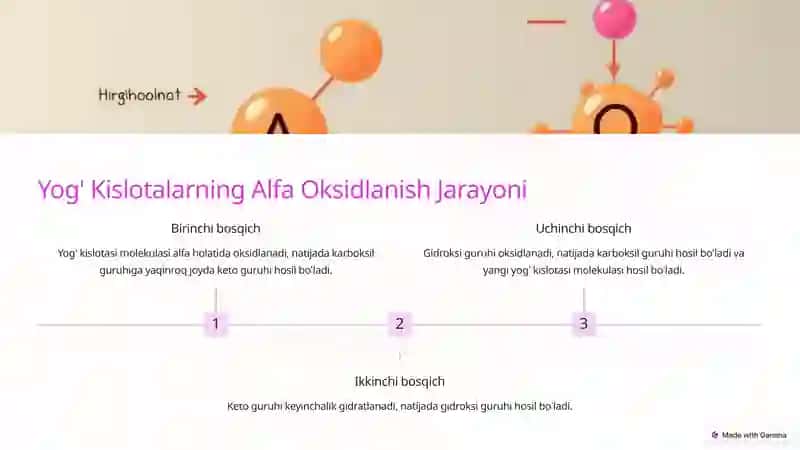 Yog' Kislotalarning Alfa Oksidlanishi 3