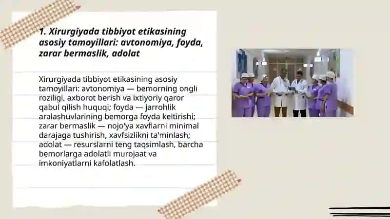 Xirurgiyada tibbiyot etikasi va deontologiya asoslari 3