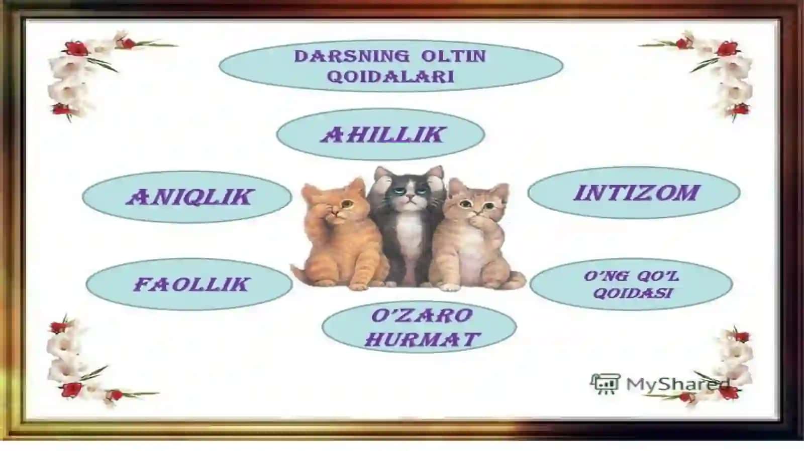3-sinf Ona tili va o'qish fanidan Shaxsga oid sifatlar mavzu dars taqdimot 3