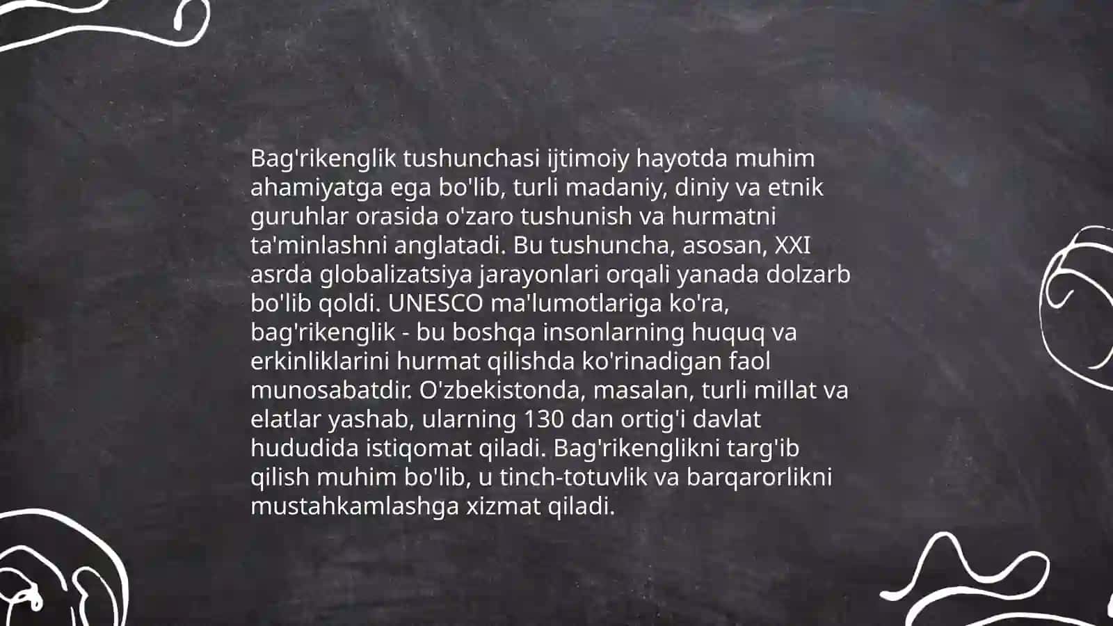 Pedagogik faoliyatida baģrikenglikning mohiyati 3