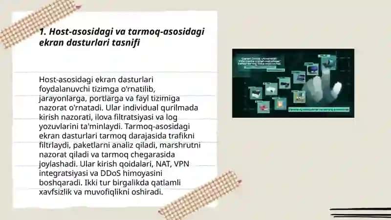 Tarmoqlararo ekran dasturlari tasnifi 3