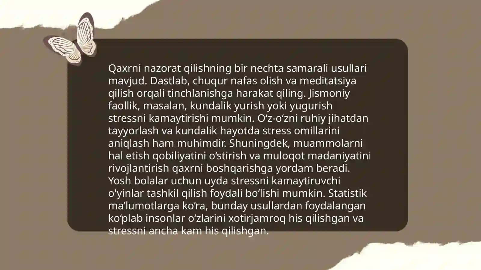 Qaxr va gʻazabni nazorat qilish usullari 3