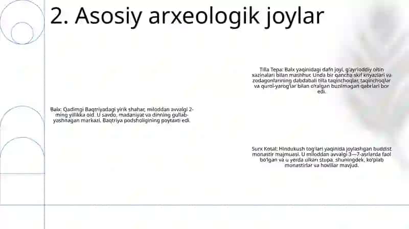 Afg'Oniston Davr Arxeologiyasi 3