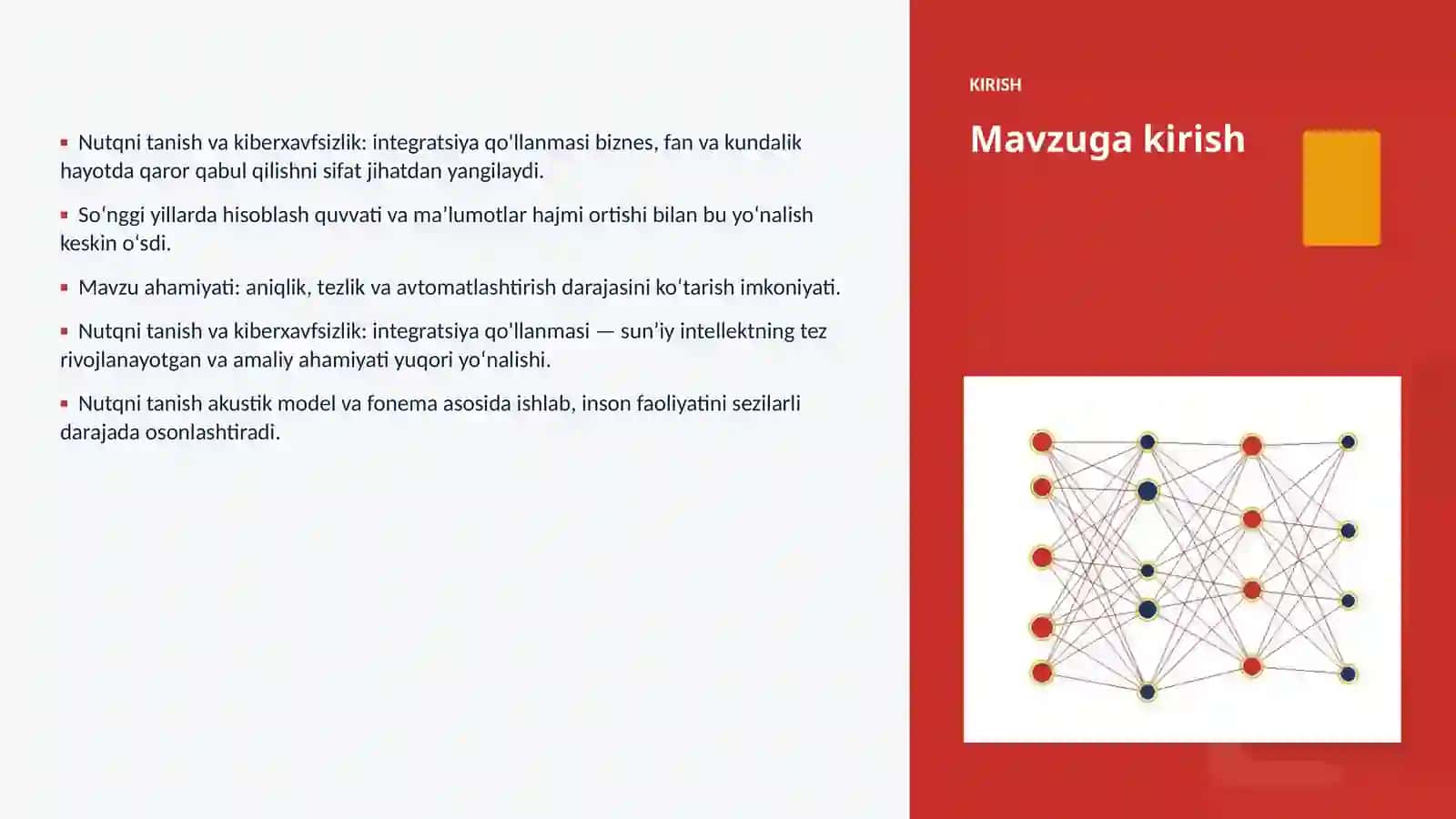 NUTQNI TANISH VA KIBERXAVFSIZLIK: INTEGRATSIYA QO'LLANMASI 3