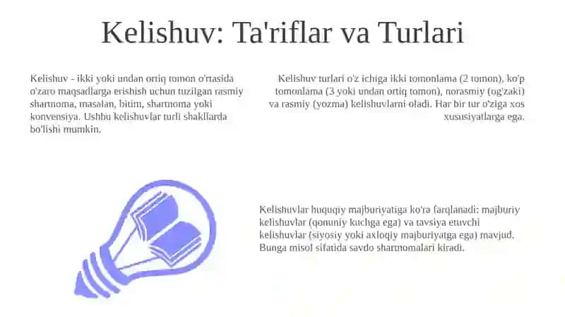 Kelishuvning mohiyati va turlari 3