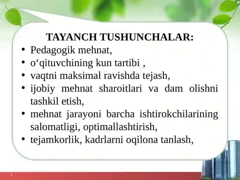 O‘qituvchi mehnatini ilmiy tashkil etish muammosi 3