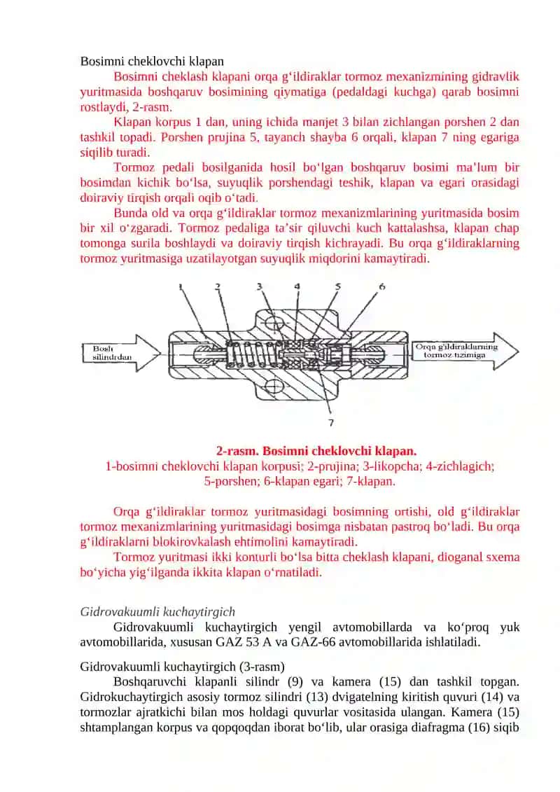 Traktorning alohida agregatli gidravlik tizimi, tuzilishi va ishlashini o‘rganish 3