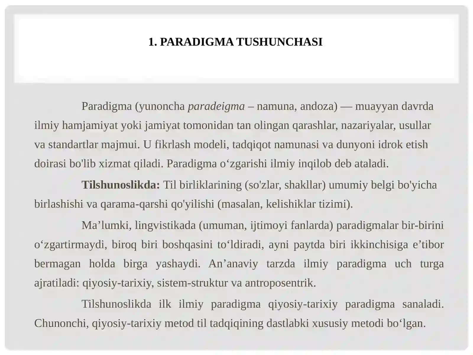 O'zbek tilshunosligida yangi lingvistik paradigmalar 3