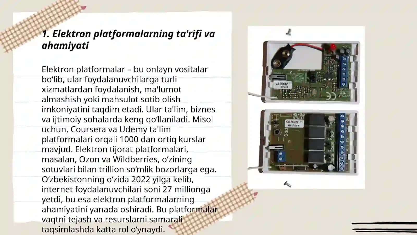 Elektron platformalarda ishlash (Kundalik.uz, Google classroom va boshqalar) 3