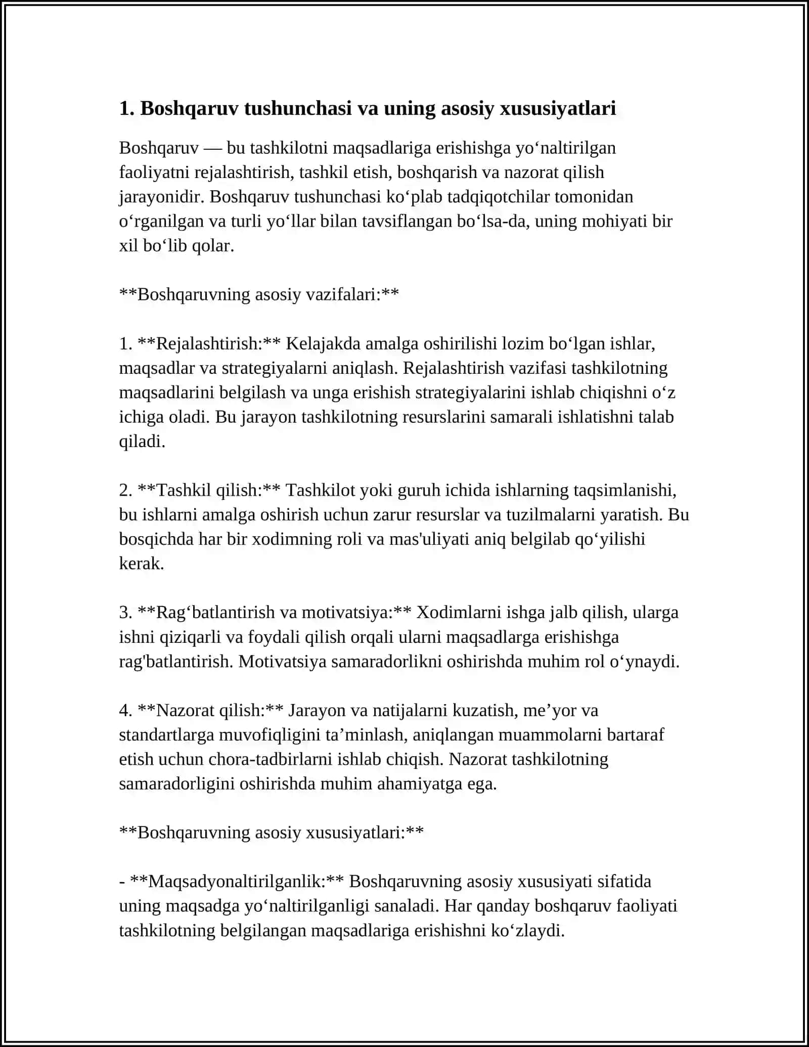 Boshqaruv tushunchasi va uning asosiy xususiyatlari 3