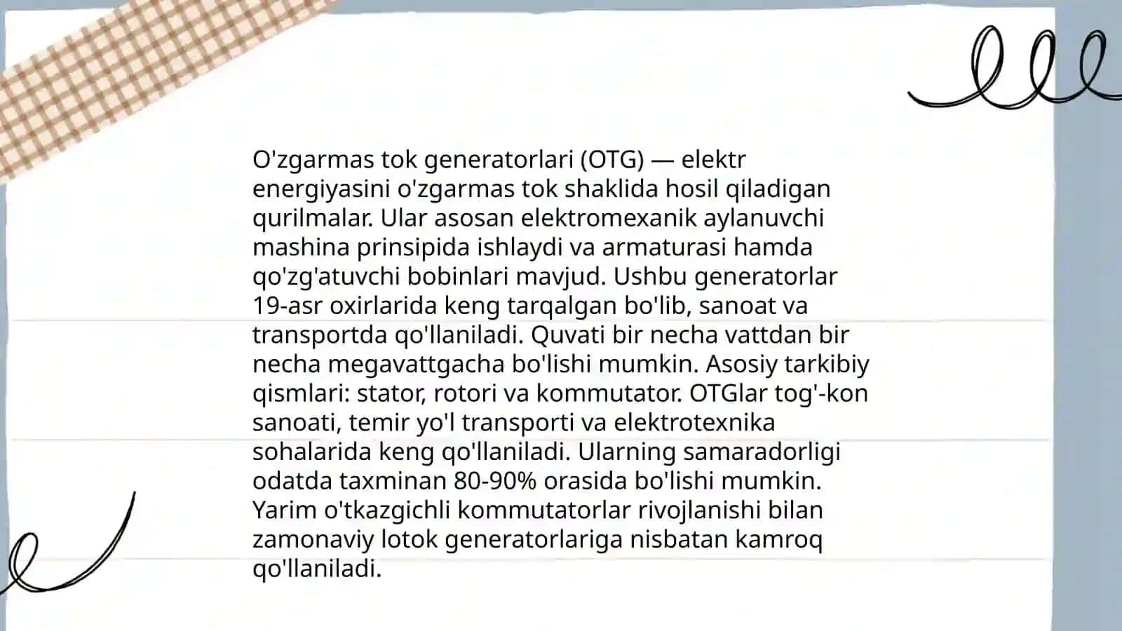 O'zgarmas tok elektr mashinalari 3