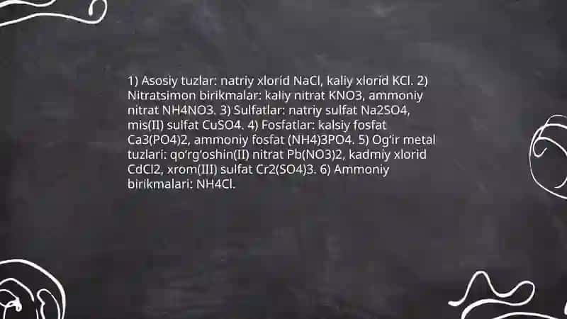 Tuproq suvning ifloslanishida ion boğlanishli birikmalarni aniqlab ulardan tozalash ğoysini ishlab chiqish 3