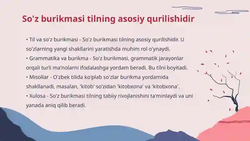 So'z burikmasi va lisoniy sath 3