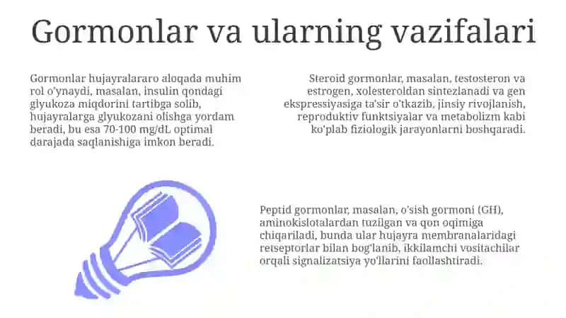 Gormonalar va ularning vazifalari 3