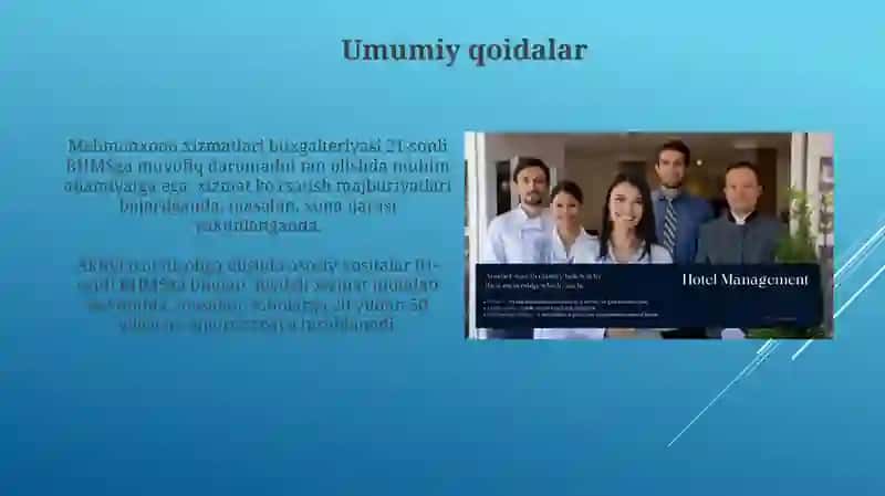 Mehmonxona xizmatlari buxgalteriyasi 3