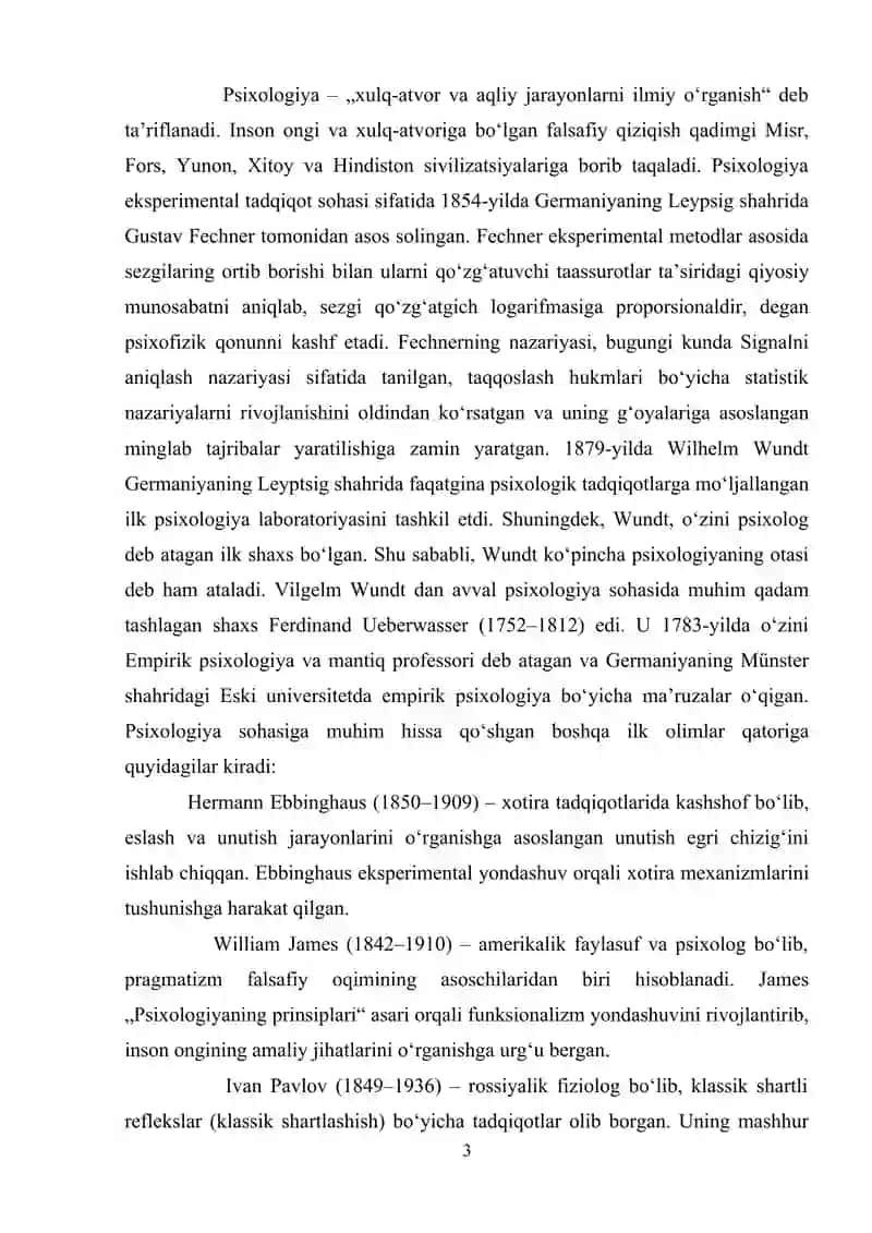 Psixologik xizmat fani rivojlanishining ilmiy-tarixiy asoslari 3