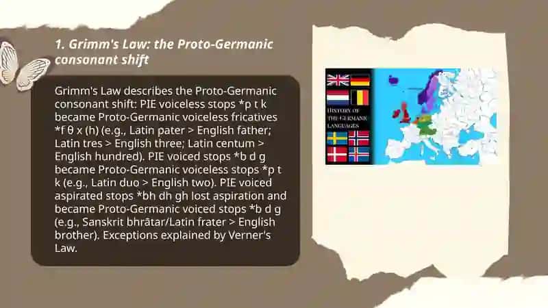 Linguistic pecularities of Germanic languages 3