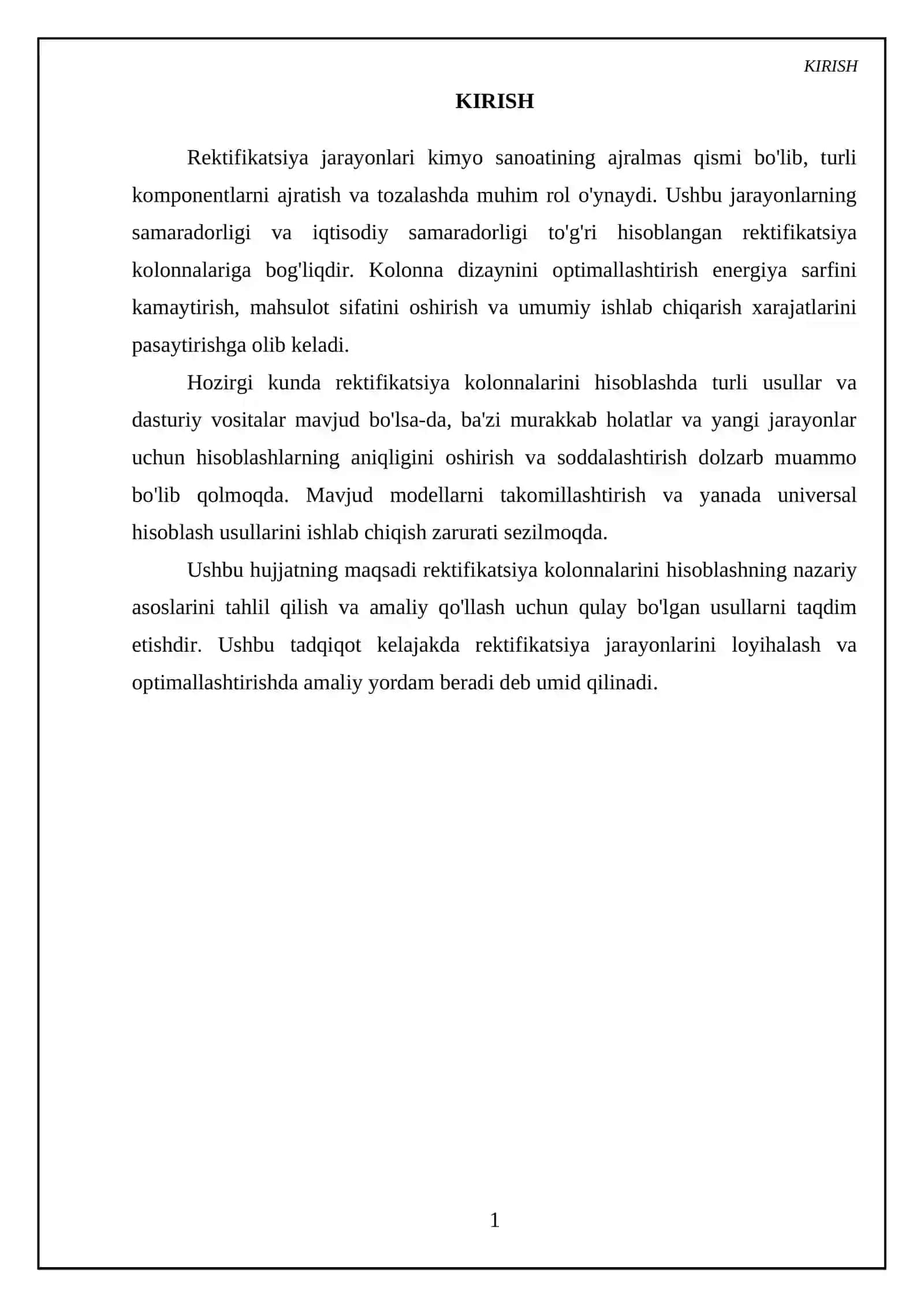 Rektifikatsion kolonna xisobi 3