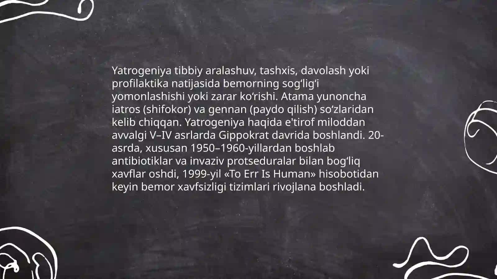 Yatrogeniya va uning turlari 3