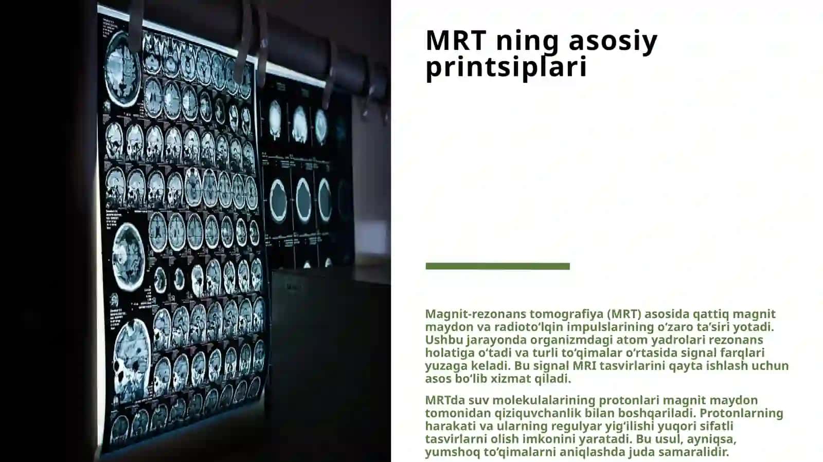 ZAMONAVIY TIBBIYOTDA TEKSHIRISH USULLARI MRT KT MSKT 3