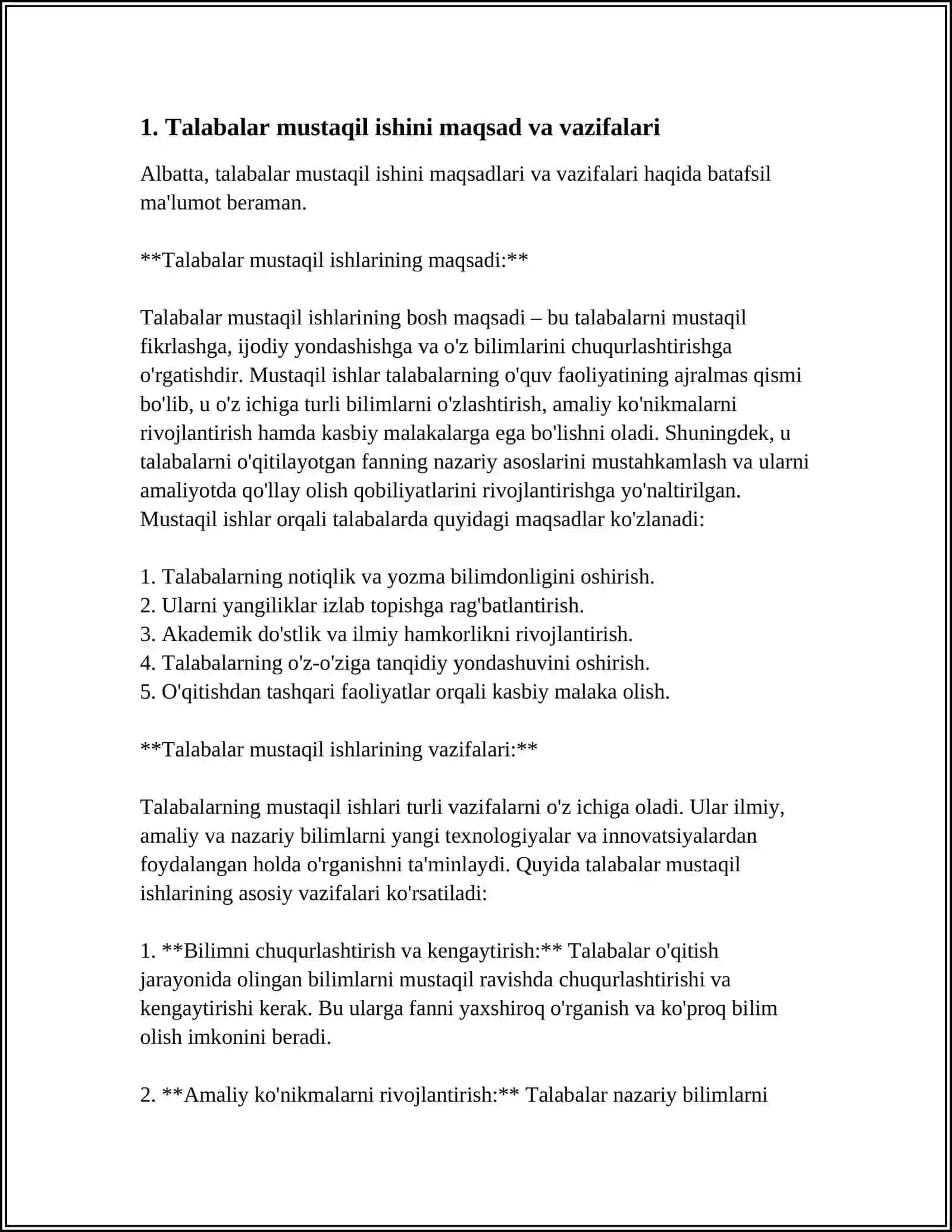 TALABALAR MUSTAQIL ISHINI TASHKIL ETISH VA NAZORAT QILISH 3