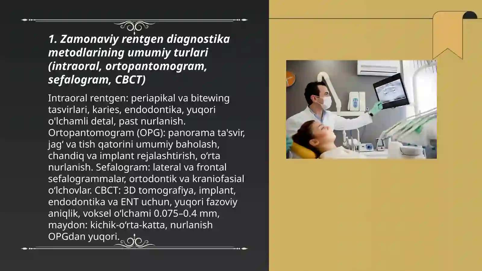 Zamonaviy rentgen tashxislash usullari 3