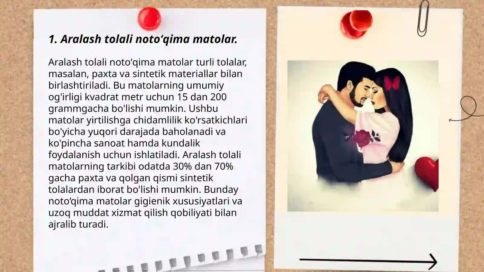 Aralash usuldagi notoʻqima matolar turlari 3