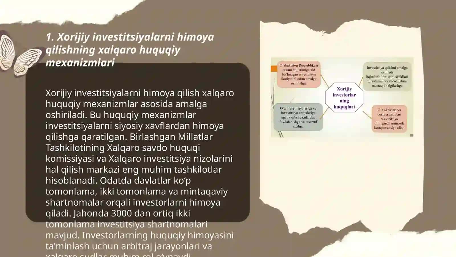 Xorijiy investitsiyalarning huquqiy asoslari 3