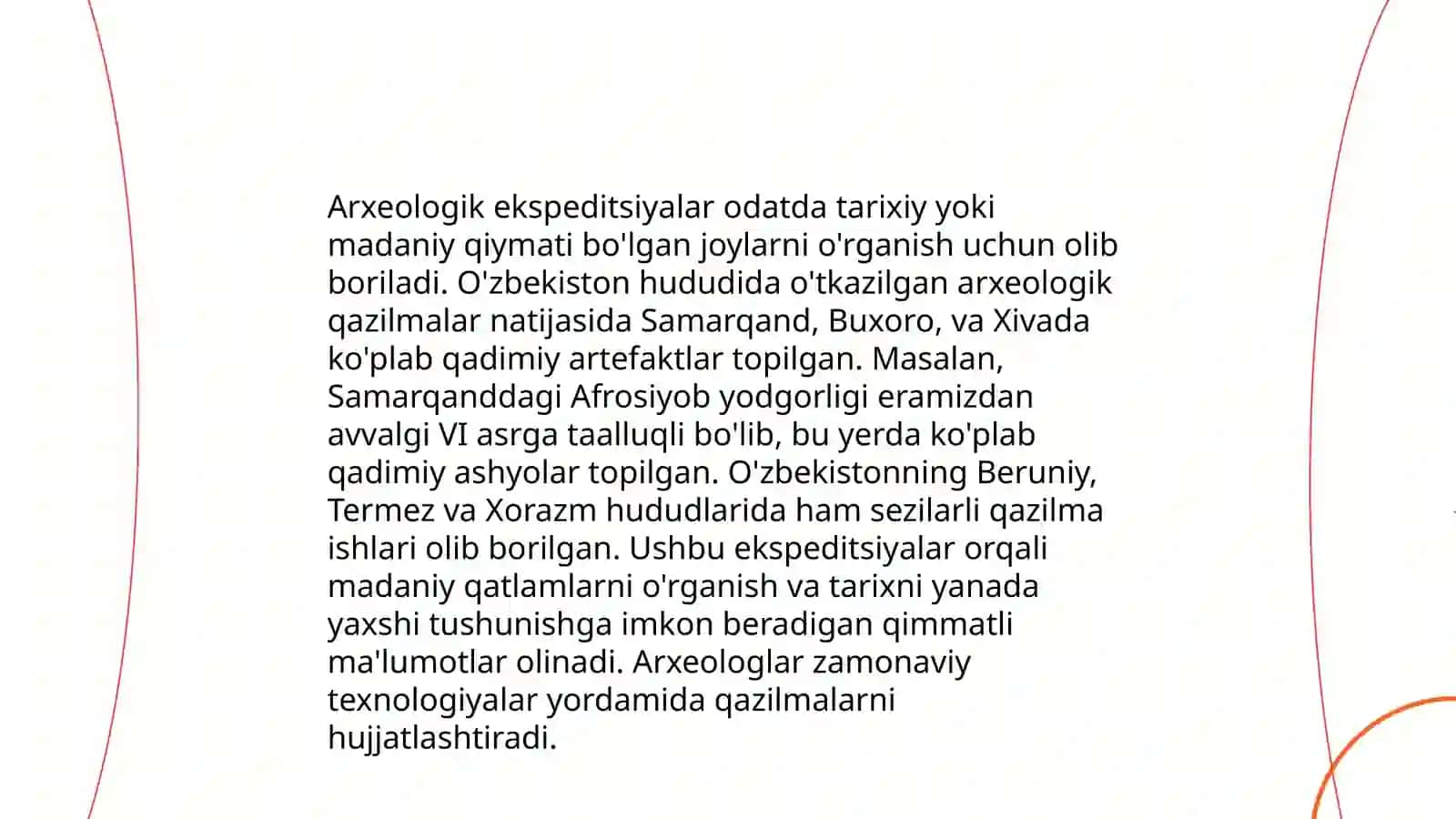 Arxeologik ekspeditsiyalar va ularning turlari 3