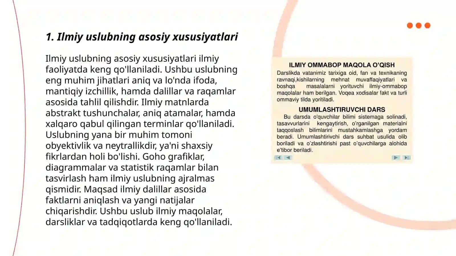 Ilmiy uslub 3