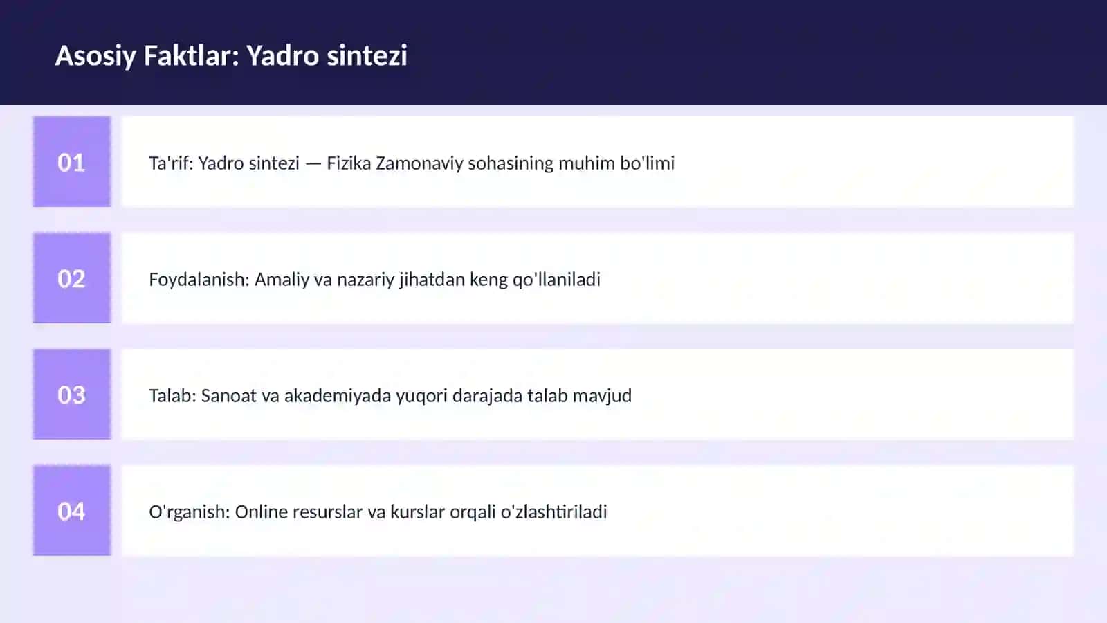 Yadro sintezi 3