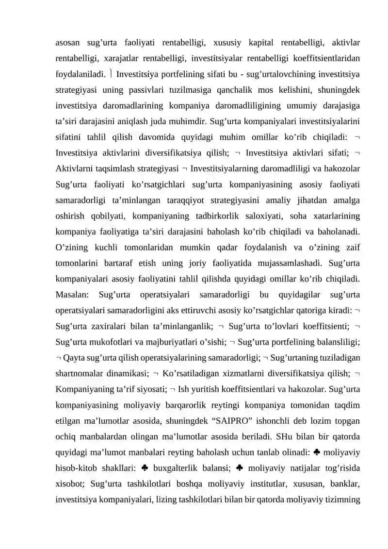 SUG‘URTA TASHKILOTLARINING MOLIYAVIY FAOLIYATI VA UNING BARQARORLIGINI TA’MINLASH YO‘LLARI 3