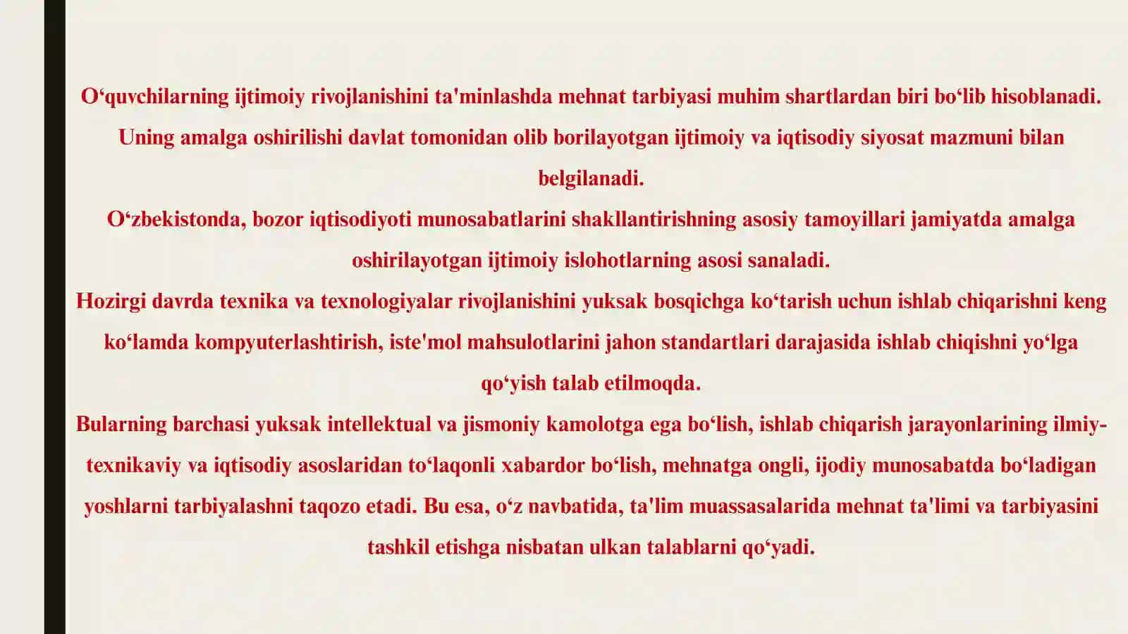 Mehnat tarbiyasi. Uning maqsad va vazifalari 3