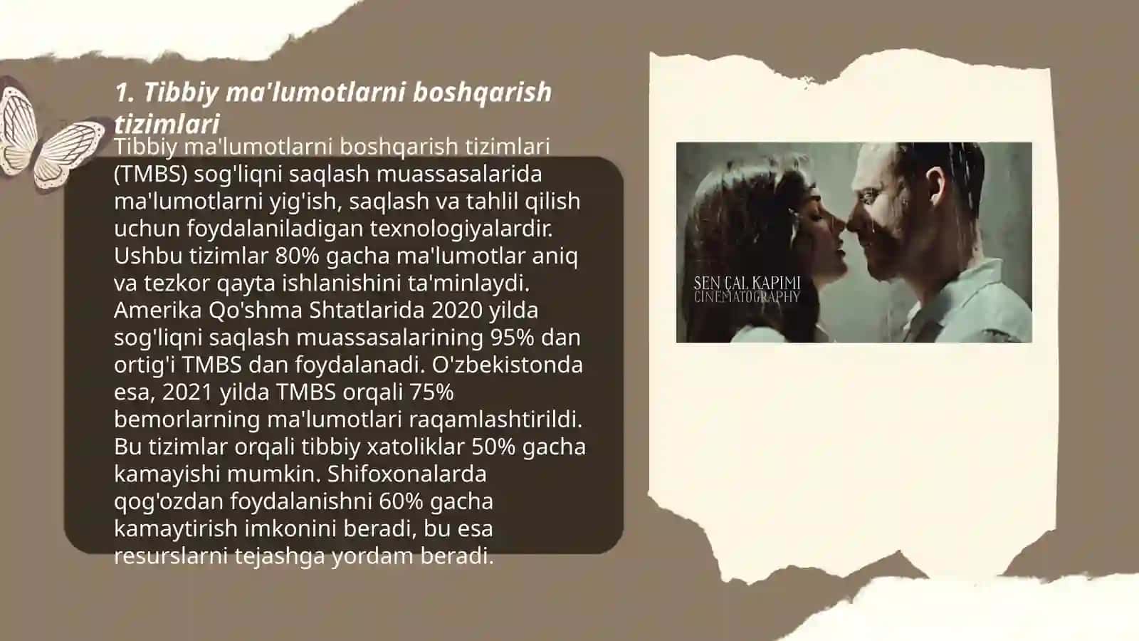 Tibbiy ma'lumotlarni boshqarish tizimlari 3