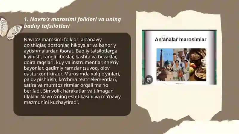 Mavsumiy marosim folklori namunalari va ularning badiyati 3